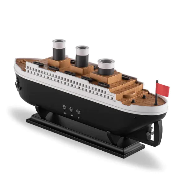 Steamship Essential Oil Diffuser with Colorful LED Lights