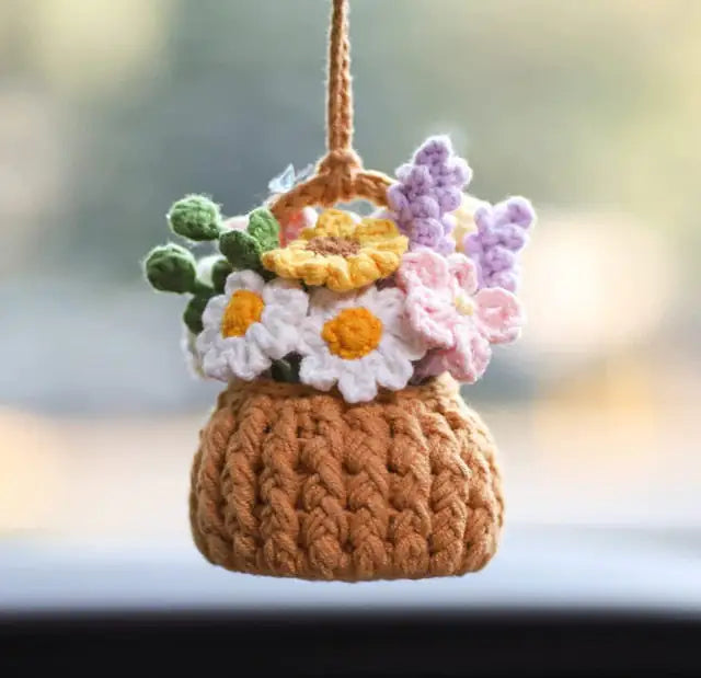 Decourist Hanging Crochet Succulents