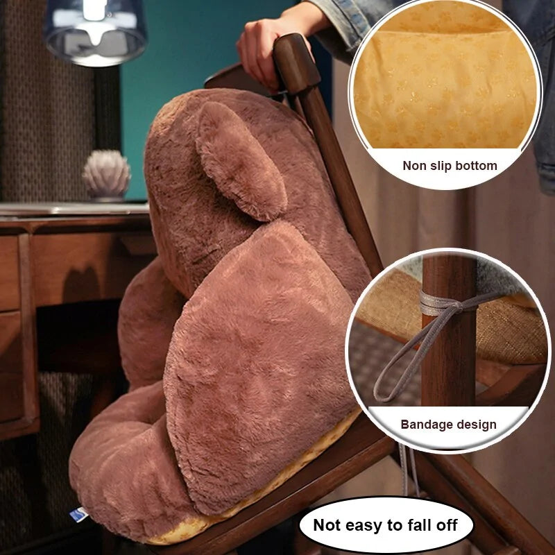 One-piece Chair Cushion: Office/Home Seat Support & Backrest