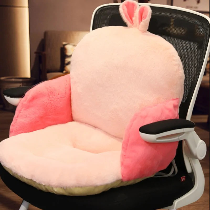 One-piece Chair Cushion: Office/Home Seat Support & Backrest