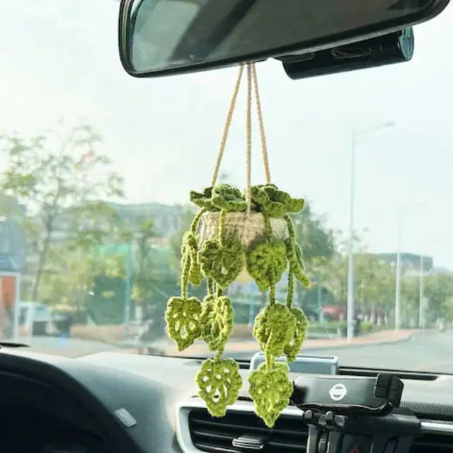 Decourist Hanging Crochet Succulents